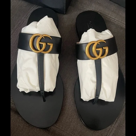 Gucci Marmont GG Thong Sandal - Picture 1 of 6